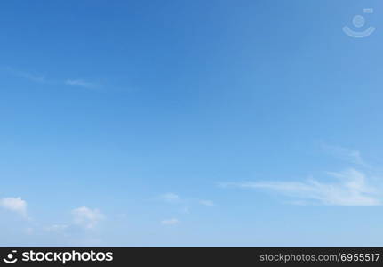 Blue sky and white clouds