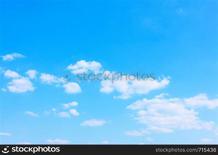 Blue sky and white clouds, may be used as background