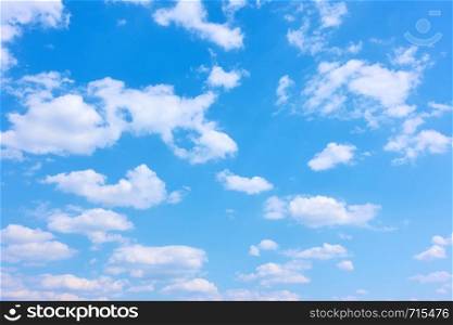 Blue sky and white clouds, may be used as background