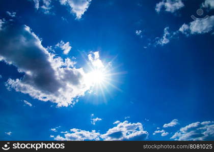 Blue sky background