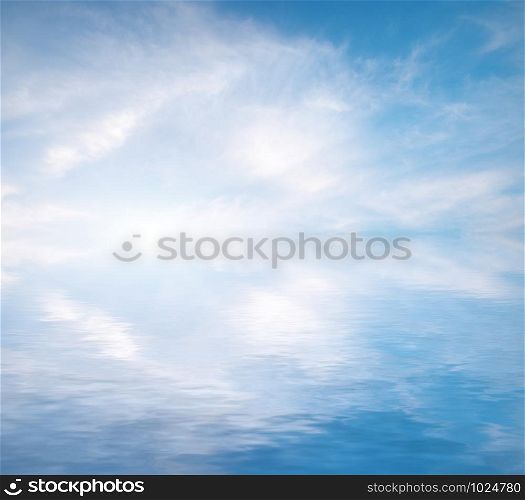 Blue sky background abstract design.
