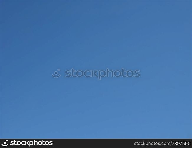 Blue sky background. Plain blue sky useful as a background