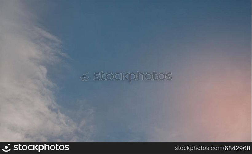 blue sky background. white clouds in the blue sky background