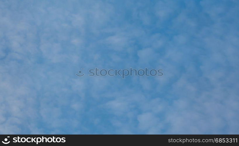 blue sky background. white clouds in the blue sky background