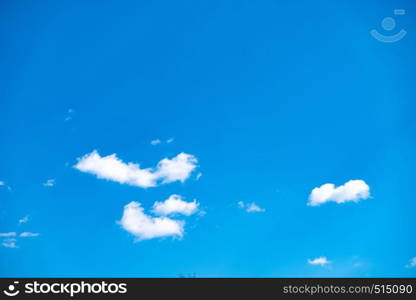 Blue sky background with clouds