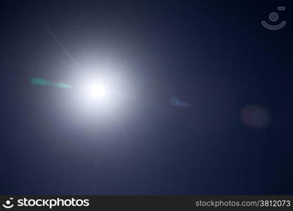 blue sky background with tiny clouds