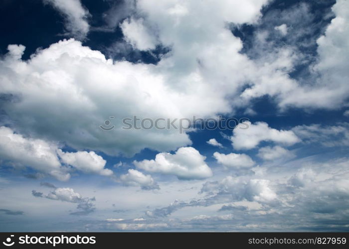 blue sky background with white clouds