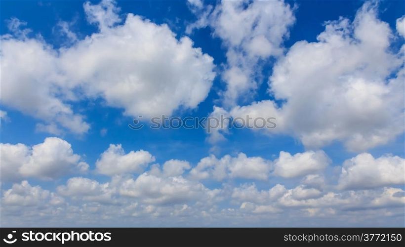 blue sky background with white clouds wide screen