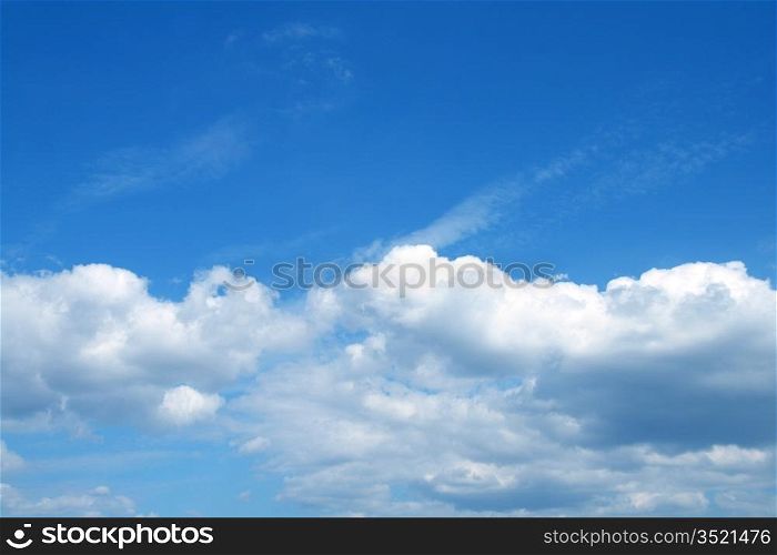 blue sky beautiful nature background