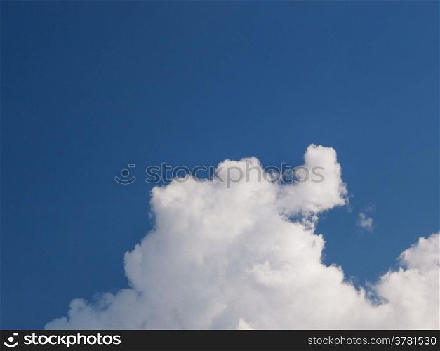 Blue sky. Blue sky with white clouds useful as a background