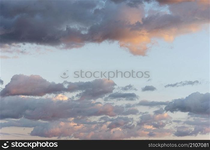 blue sky clouds with sun rays