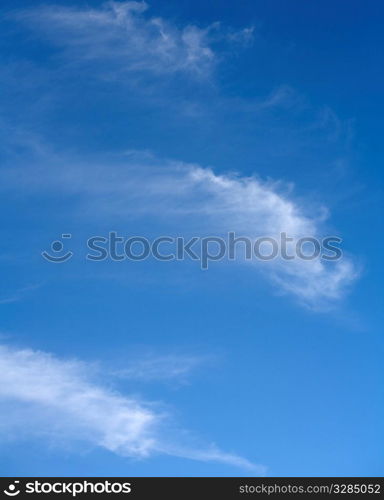 blue sky covered with clouds