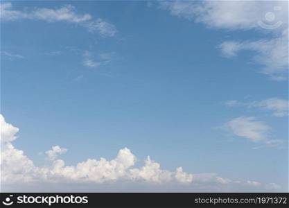 blue sky fluffy clouds. High resolution photo. blue sky fluffy clouds. High quality photo