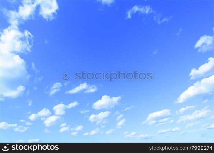 Blue sky, may be used as background
