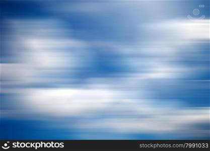 blue sky motion blur background