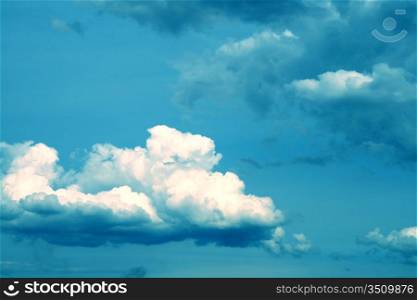 blue sky nature atmosphere background