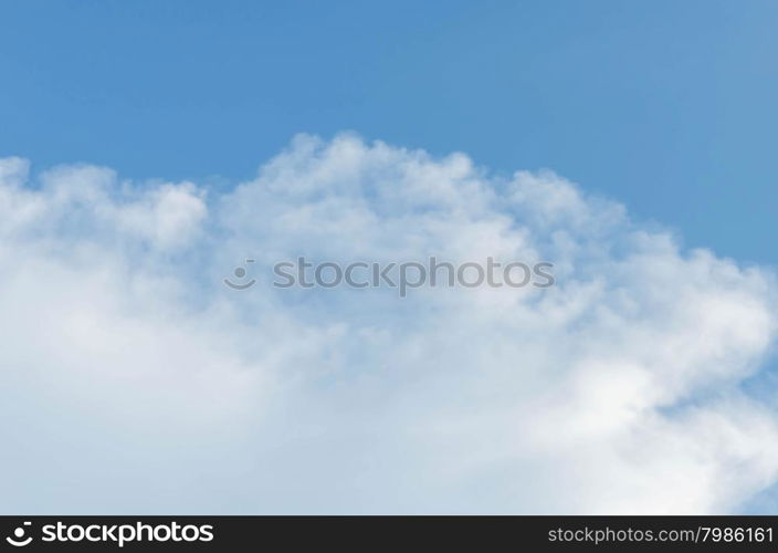 blue sky. white clouds in the blue sky background