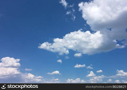 blue sky with beauty clouds