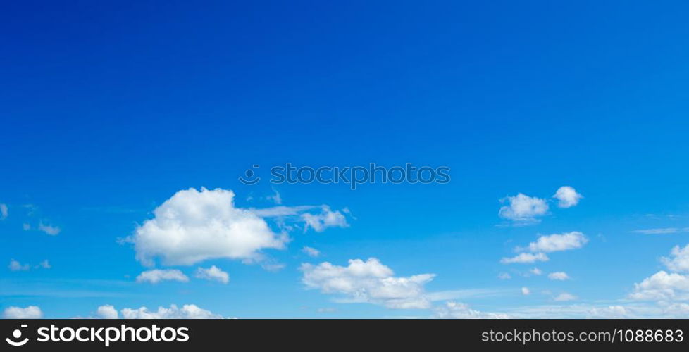 blue sky with cloud