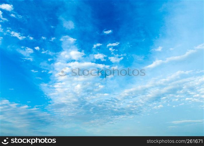 blue sky with cloud