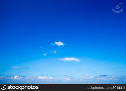 blue sky with cloud