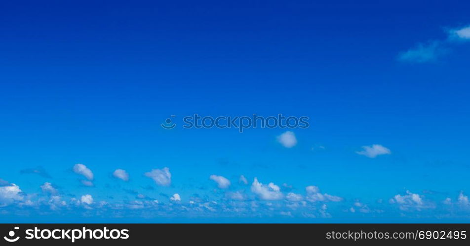 blue sky with cloud