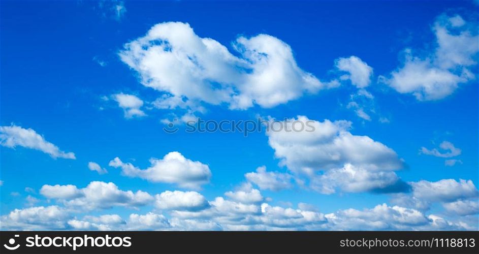 blue sky with cloud. clouds background