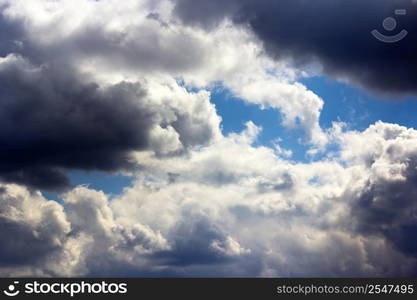 blue sky with clouds