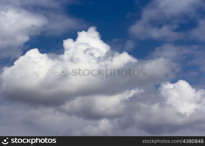 blue sky with clouds