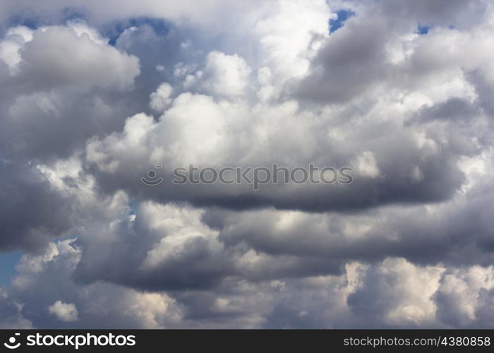 blue sky with clouds