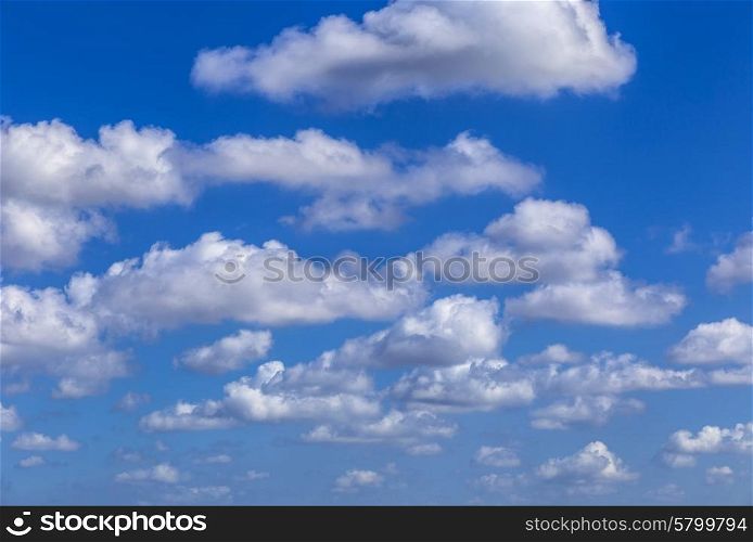 Blue Sky with Clouds.