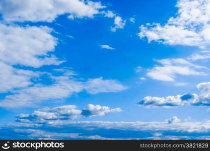 Blue sky with clouds background