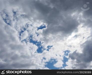 Blue sky with clouds background. Blue sky with clouds texture useful as a background