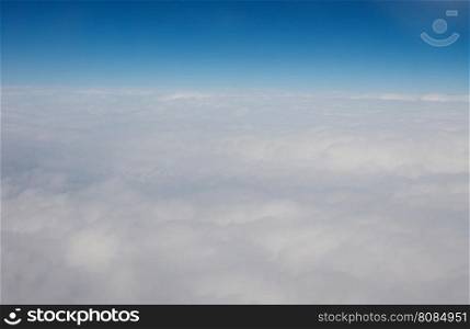 Blue sky with clouds background. Blue sky with clouds useful as a background