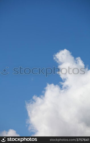 Blue sky with clouds meteorological weather