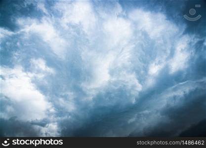 Blue sky with cumulus clouds during summer day background. Blue sky with cumulus clouds during summer day