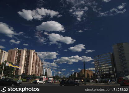 blue sky with dramatic clouds (NIKON D80; 6.7.2007; 1/200 at f/7.1; ISO 100; white balance: Auto; focal length: 18 mm)