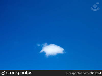 Blue sky with white clouds