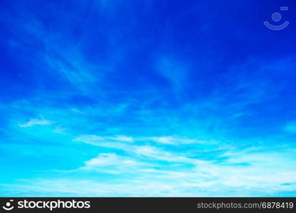 Blue sky with white clouds