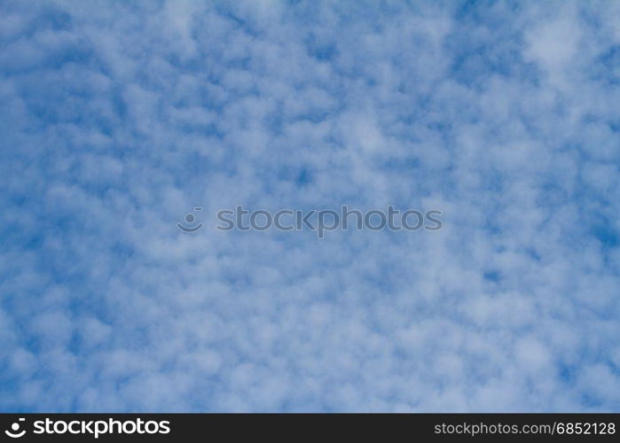 blue sky with white clouds. can be used as background