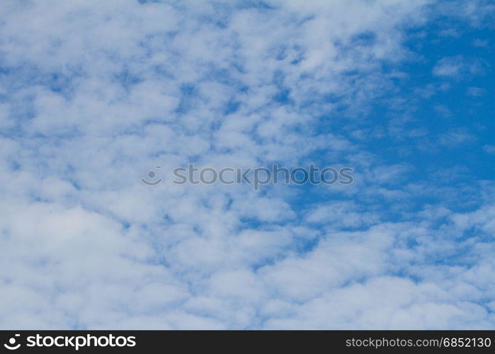 blue sky with white clouds. can be used as background