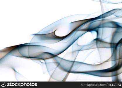 blue smoke abstract background close up