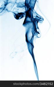 blue smoke abstract background close up