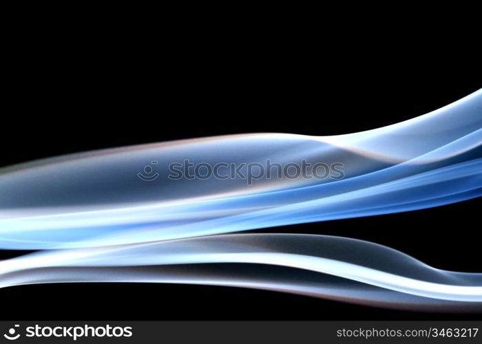 blue smoke abstract background close up