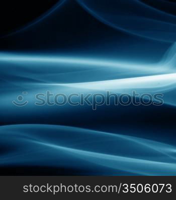 blue smoke abstract background close up