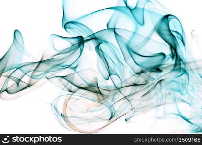 blue smoke abstract background close up