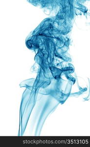 blue smoke abstract background close up