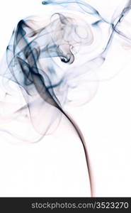 blue smoke abstract background close up