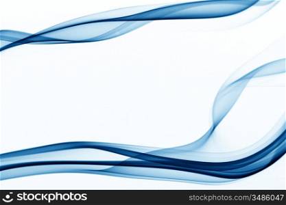 blue smoke on white background