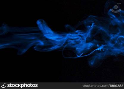 blue smoke overlay texture movement black background. Resolution and high quality beautiful photo. blue smoke overlay texture movement black background. High quality beautiful photo concept